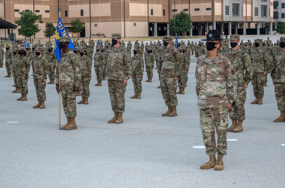 U.S. Air Force Basic Military Training Graduation and Coining Ceremony