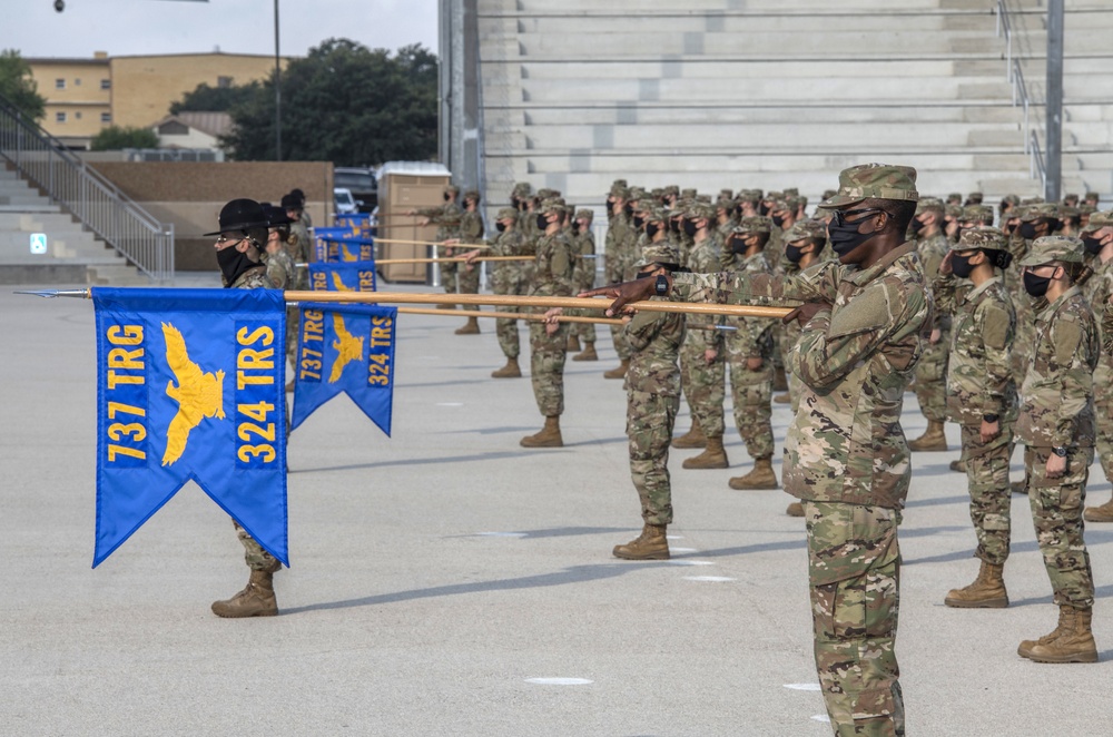 U.S. Air Force Basic Military Training Graduation and Coining Ceremony