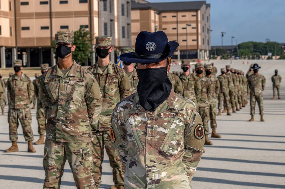 U.S. Air Force Basic Military Training Graduation and Coining Ceremony