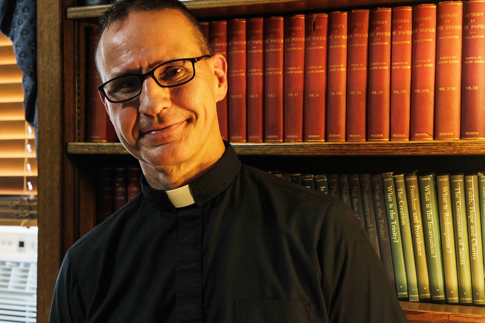 A humble changeover between chaplains