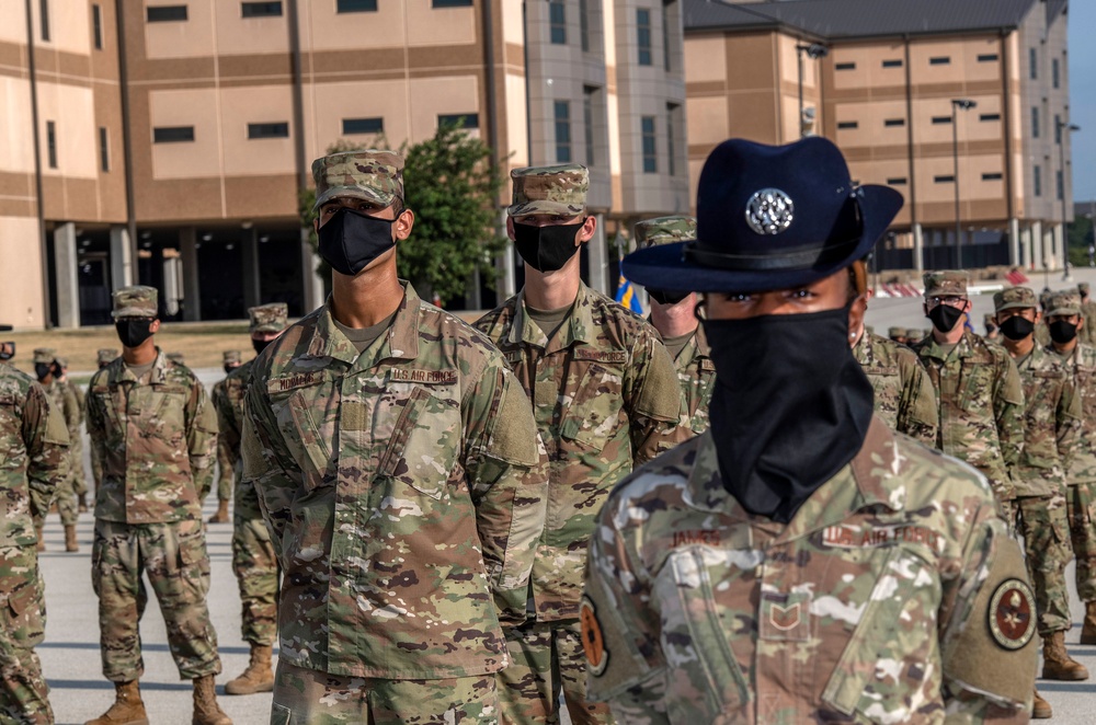 U.S. Air Force Basic Military Training Graduation and Coining Ceremony