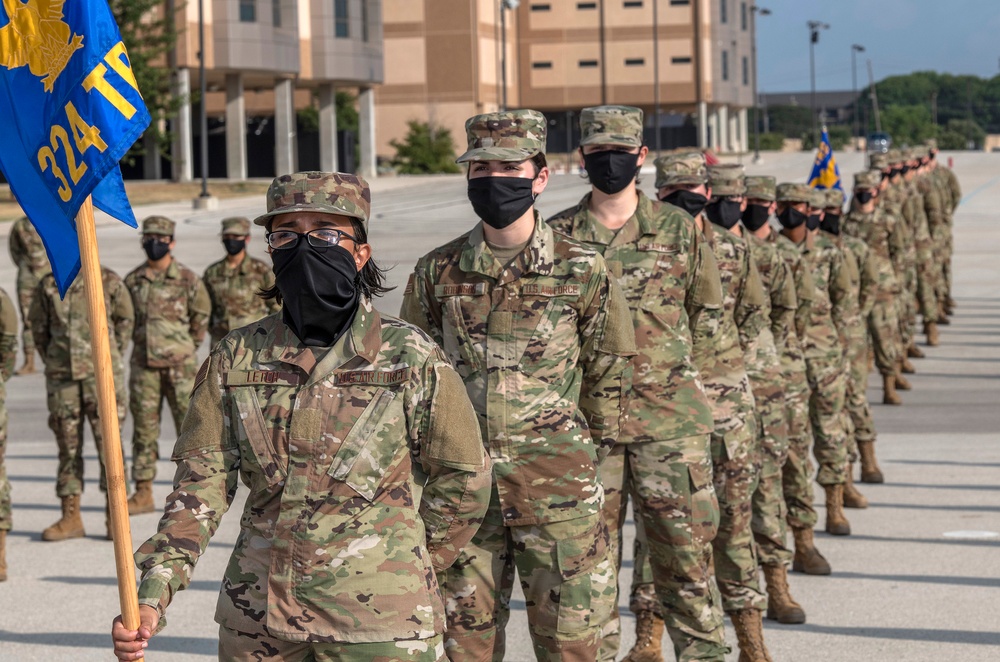 U.S. Air Force Basic Military Training Graduation and Coining Ceremony