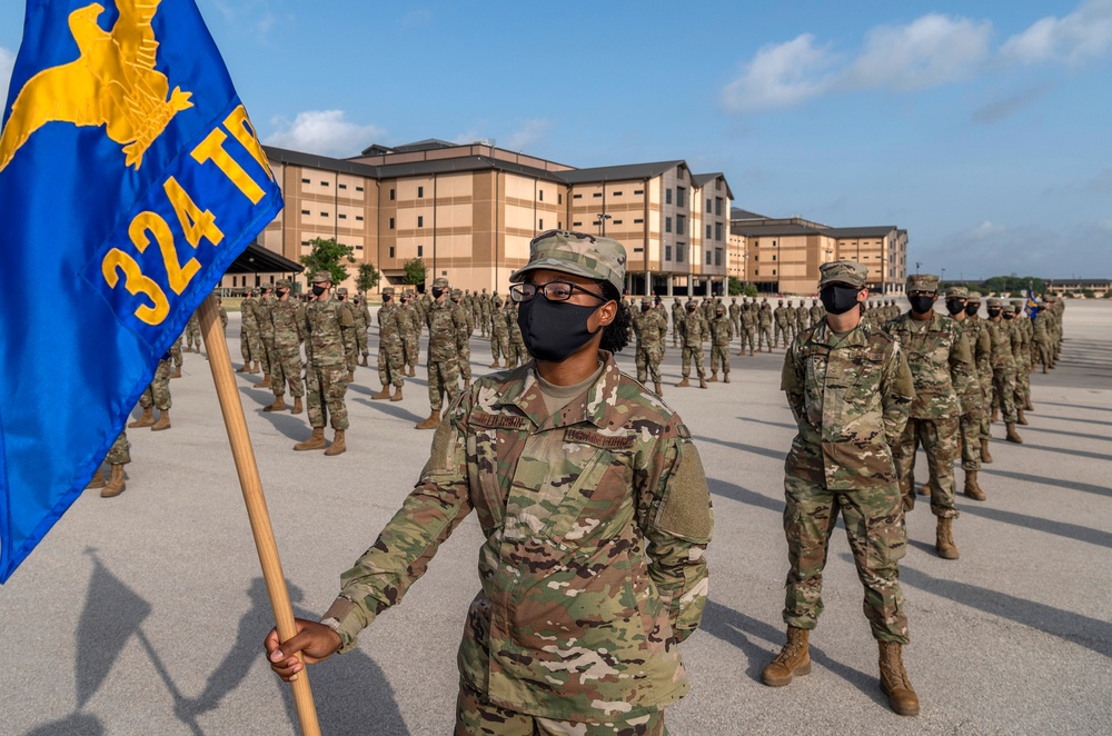 U.S. Air Force Basic Military Training Graduation and Coining Ceremony