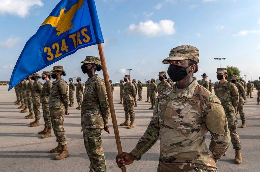 U.S. Air Force Basic Military Training Graduation and Coining Ceremony