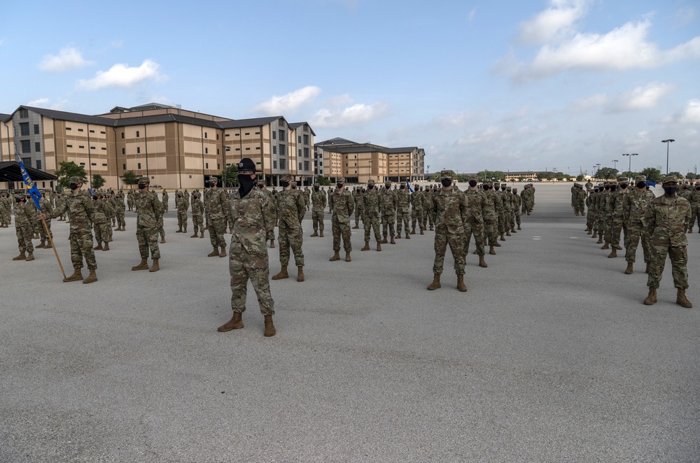 U.S. Air Force Basic Military Training Graduation and Coining Ceremony