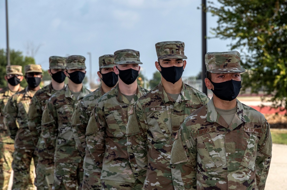 U.S. Air Force Basic Military Training Graduation and Coining Ceremony