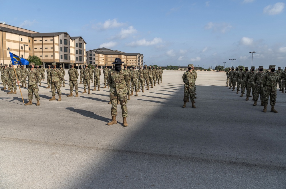 U.S. Air Force Basic Military Training Graduation and Coining Ceremony