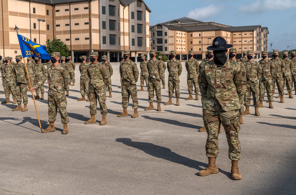 U.S. Air Force Basic Military Training Graduation and Coining Ceremony