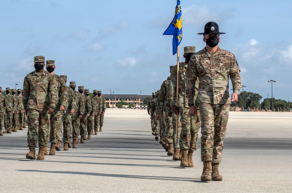 U.S. Air Force Basic Military Training Graduation and Coining Ceremony