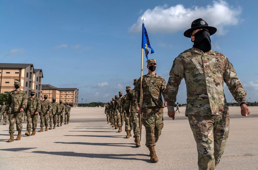 U.S. Air Force Basic Military Training Graduation and Coining Ceremony