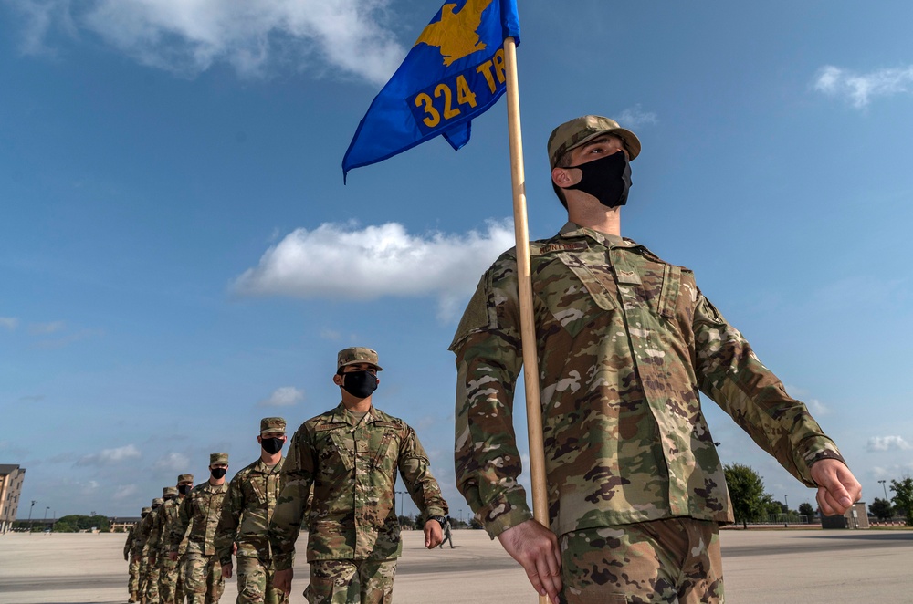 U.S. Air Force Basic Military Training Graduation and Coining Ceremony