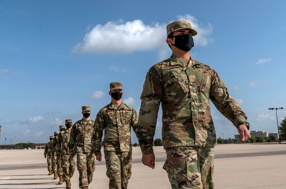 U.S. Air Force Basic Military Training Graduation and Coining Ceremony