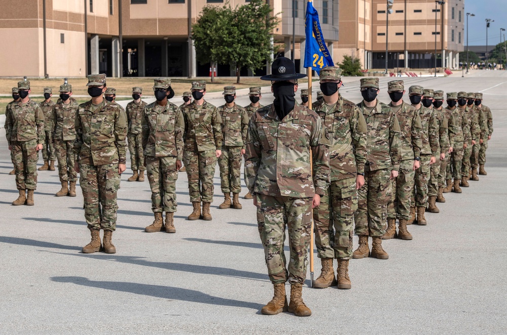 U.S. Air Force Basic Military Training Graduation and Coining Ceremony