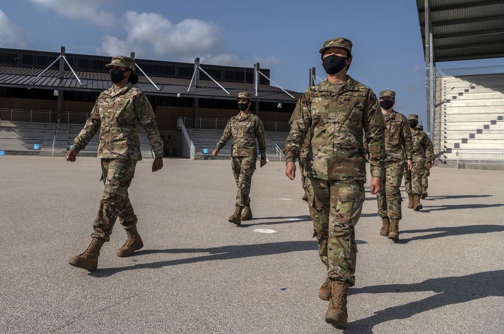 U.S. Air Force Basic Military Training Graduation and Coining Ceremony