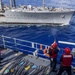 USS Comstock Sailors Conduct Vertical Replenishment