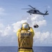 USS Comstock Sailors Conduct Vertical Replenishment
