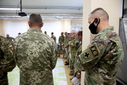Task Force Illini, Ukrainian trainers observe Combined Arms Rehearsal