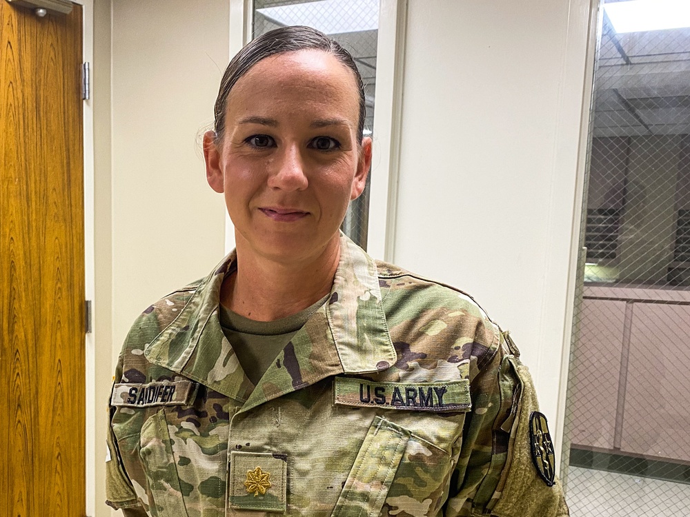 Army Reserve Dietitian from Florida serves on the front lines of federal COVID response