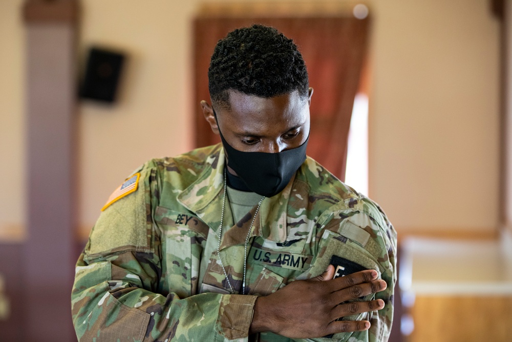 2020 U.S. Army Reserve Best Warrior Competition – Soldiers arrive