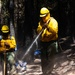 14th BEB and Wildland Firefighters conduct mop-up operations during August Complex wildfire