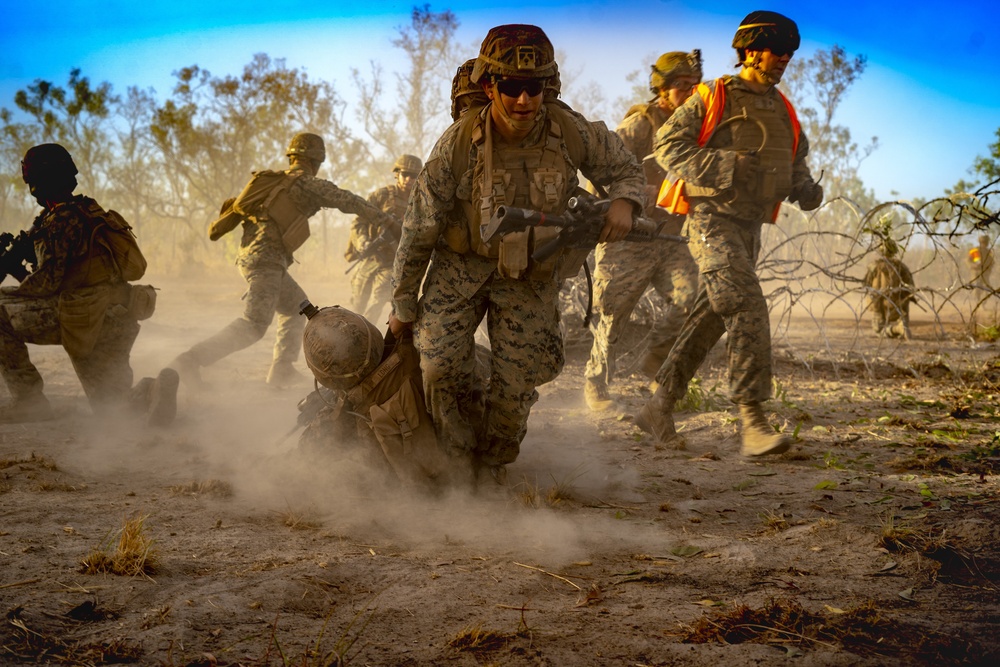 Send 'Em Running -  Marines participate in Exercise Koolendong