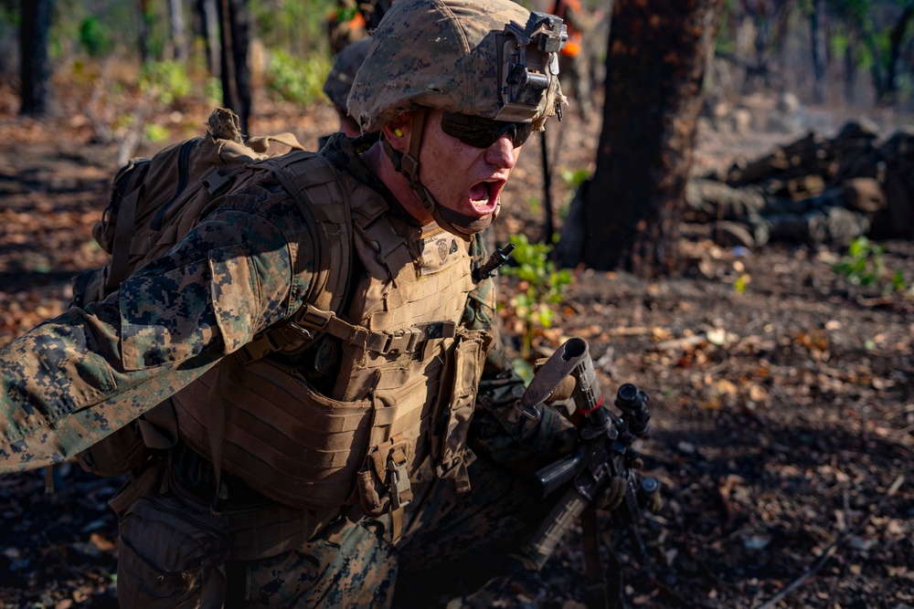 Send 'Em Running -  Marines participate in Exercise Koolendong