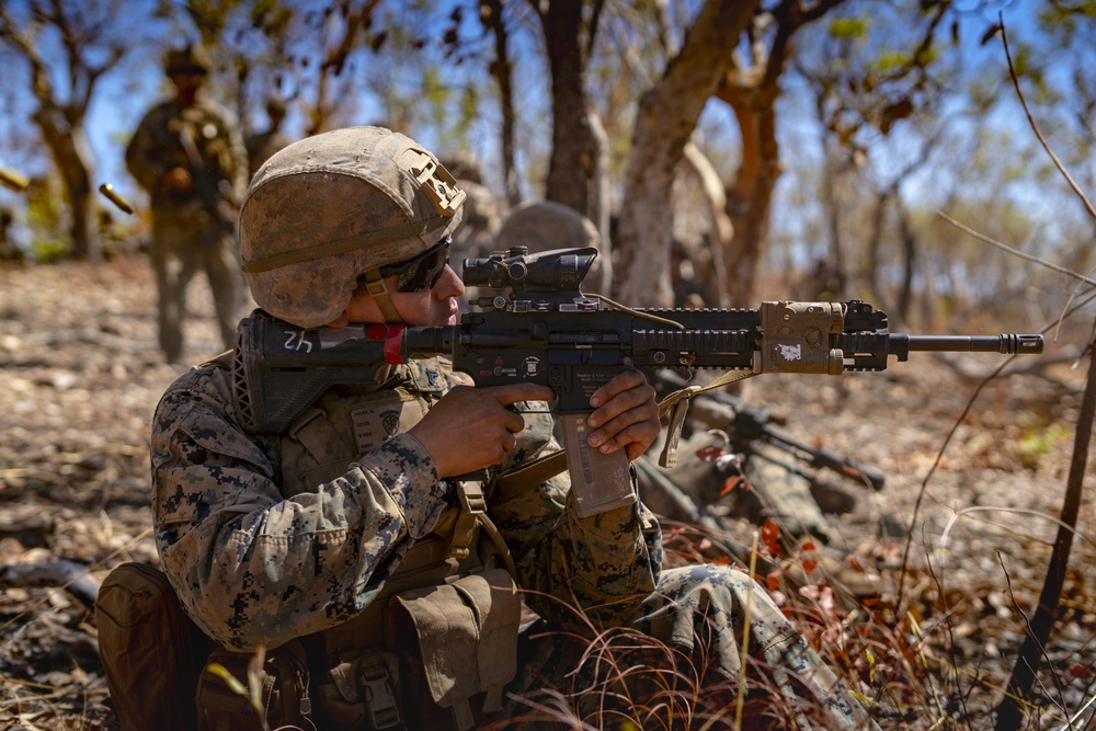 Send 'Em Running -  Marines participate in Exercise Koolendong