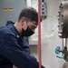 USS Ralph Johnson Sailors Water Wash Gas Turbine Engine