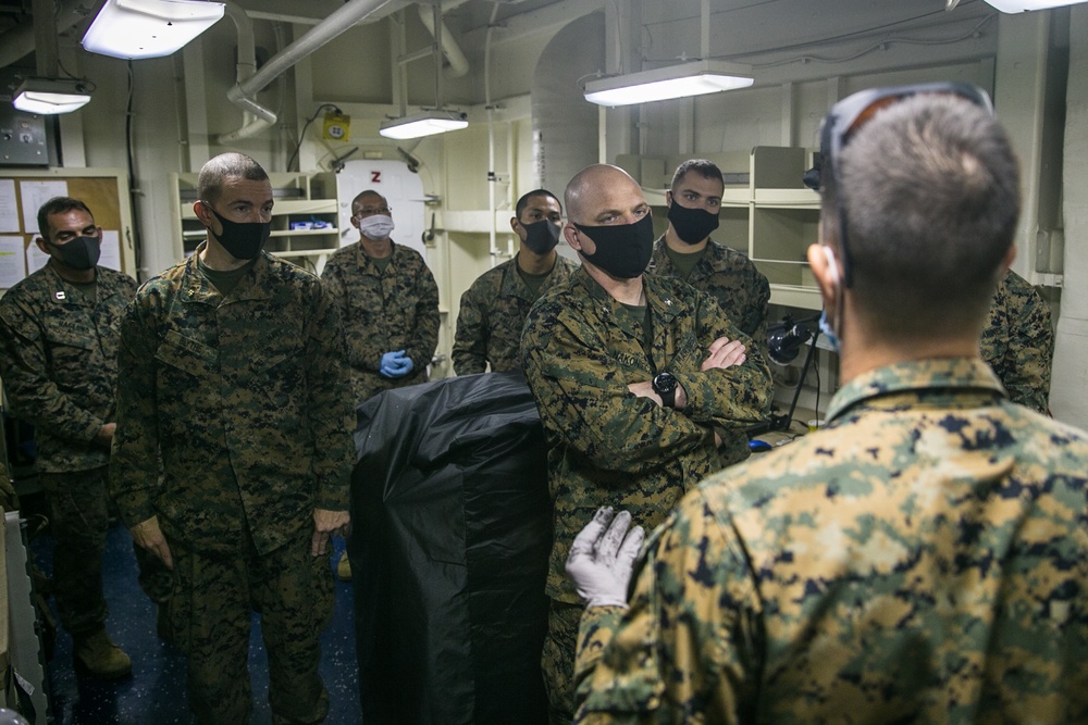3d LE demonstrates fingerprint capabilities aboard USS America