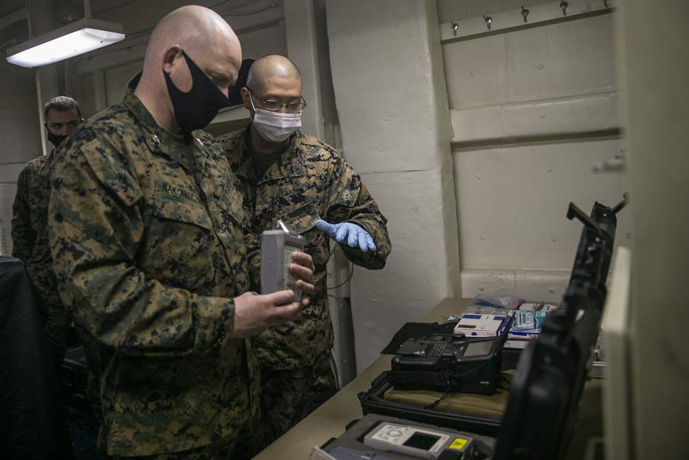 3d LE demonstrates fingerprint capabilities aboard USS America