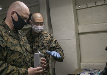 3d LE demonstrates fingerprint capabilities aboard USS America