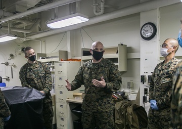 3d LE demonstrates fingerprint capabilities aboard USS America
