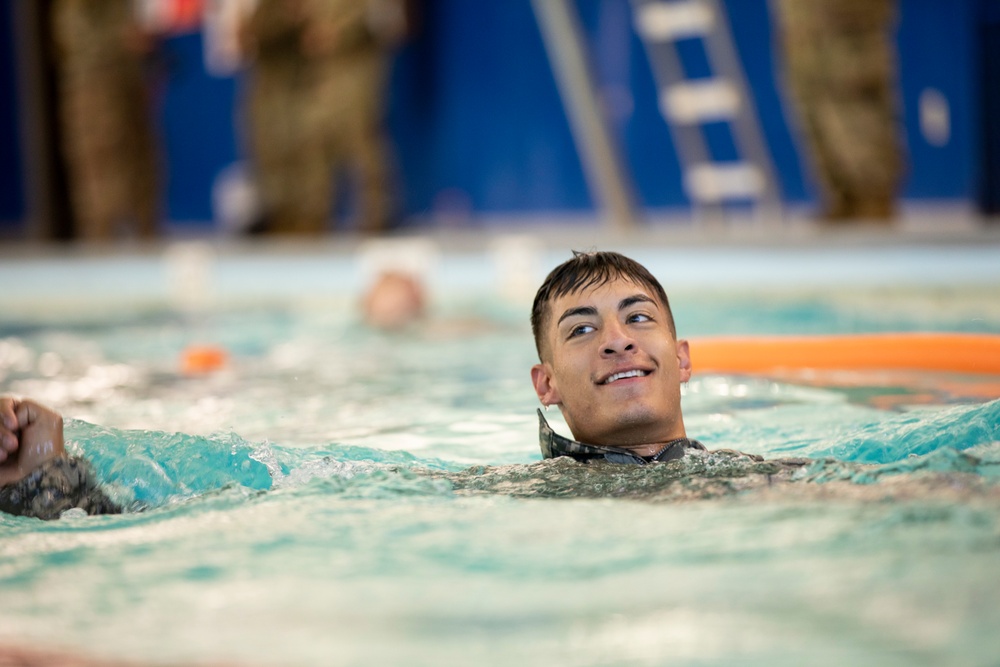 2020 U.S. Army Reserve Best Warrior Competition – 100-meter swim