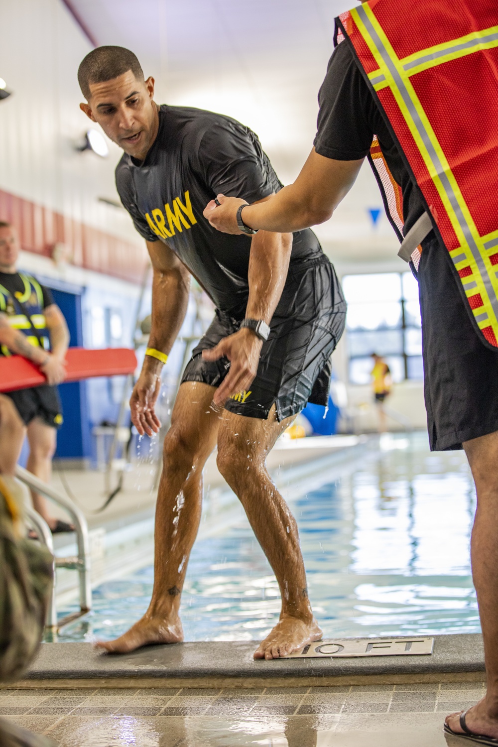 2020 U.S. Army Reserve Best Warrior Competition – 100-meter swim