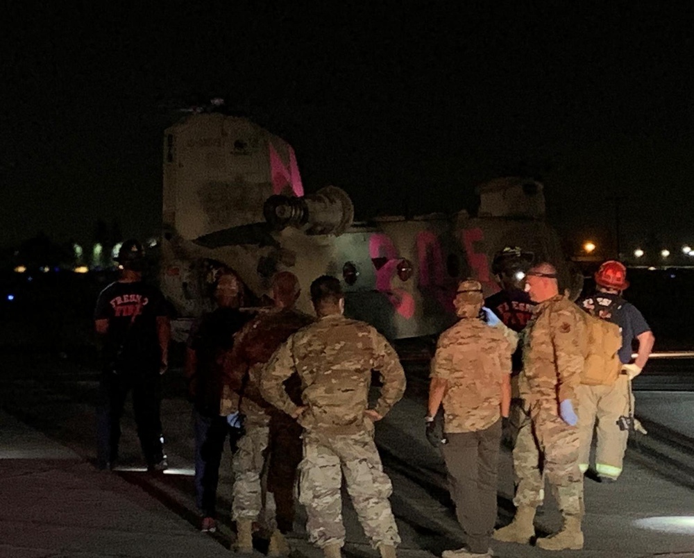 California National Guard rescues over 200 evacuees from the Creek fire