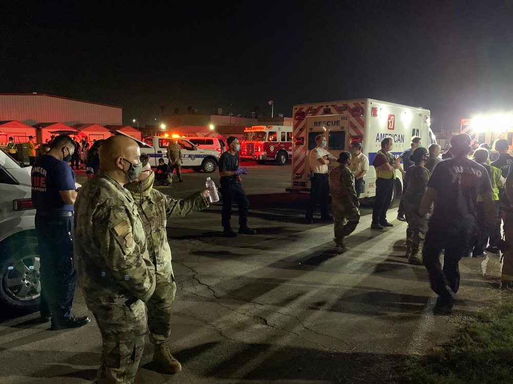 California National Guard rescues over 200 evacuees from the Creek fire