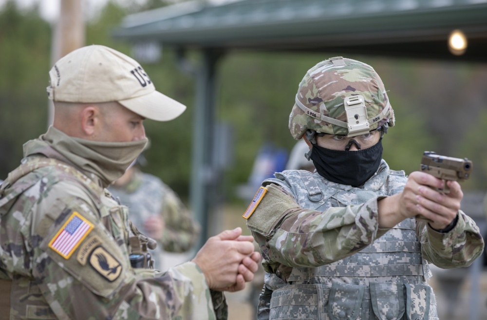 2020 U.S. Army Reserve Best Warrior Competition – Alternate pistol qualification course