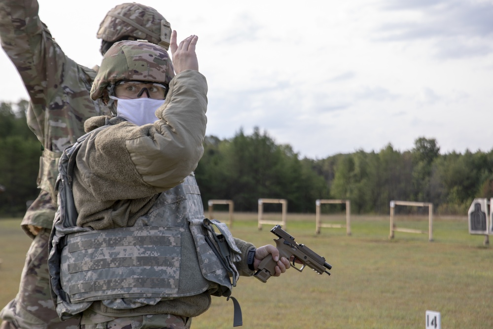 2020 U.S. Army Reserve Best Warrior Competition – Alternate pistol qualification course