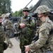 Soldiers assigned 1st Battalion, 6th Field Artillery Regiment work with Estonian Defense Force during their first live fire exercise outside of Germany.