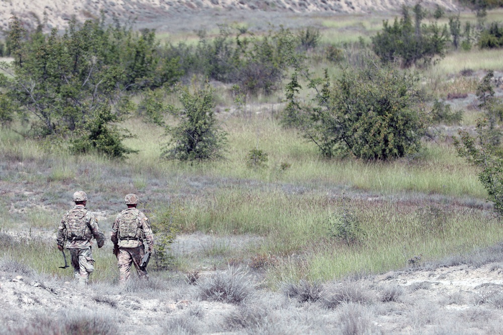 720th EOD technicians dispose of UXO in North Macedonia