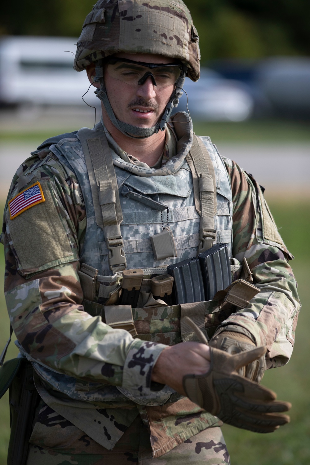 2020 U.S. Army Reserve Best Warrior Competition – Three-gun transition range