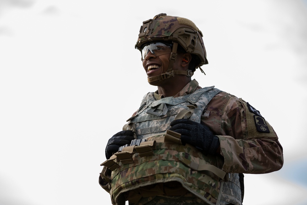 2020 U.S. Army Reserve Best Warrior Competition – Three-gun transition range