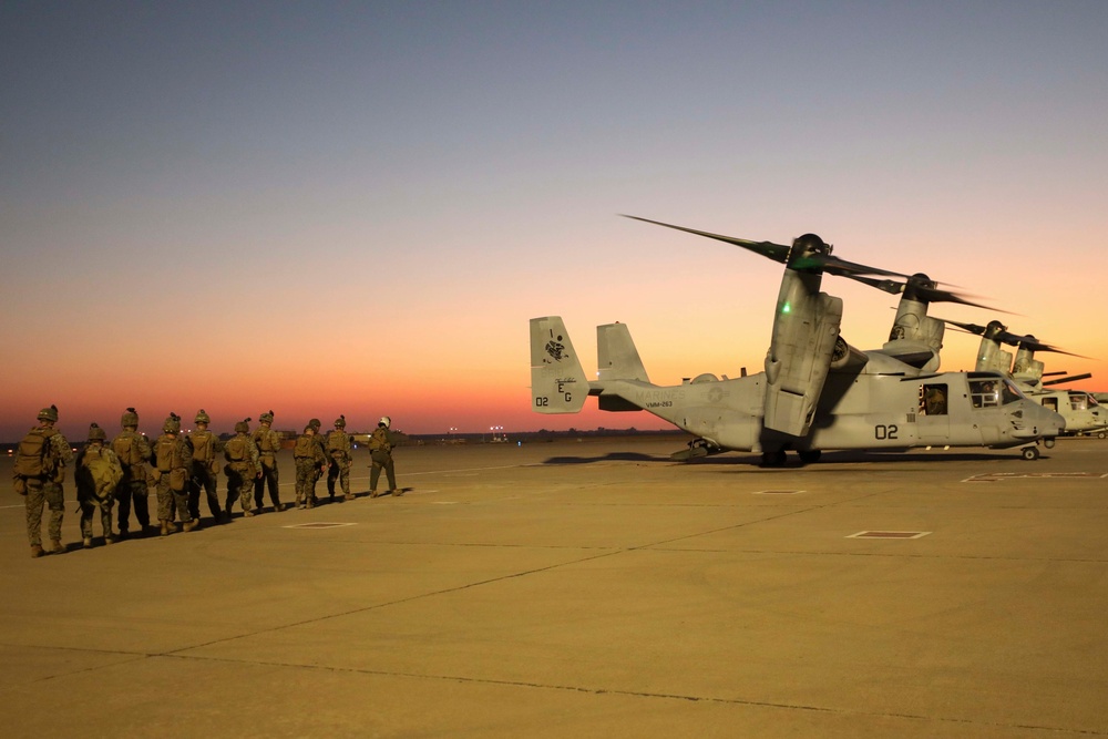 SPMAGTF-CR-AF 20.2 Full Mission Profile Rehearsal