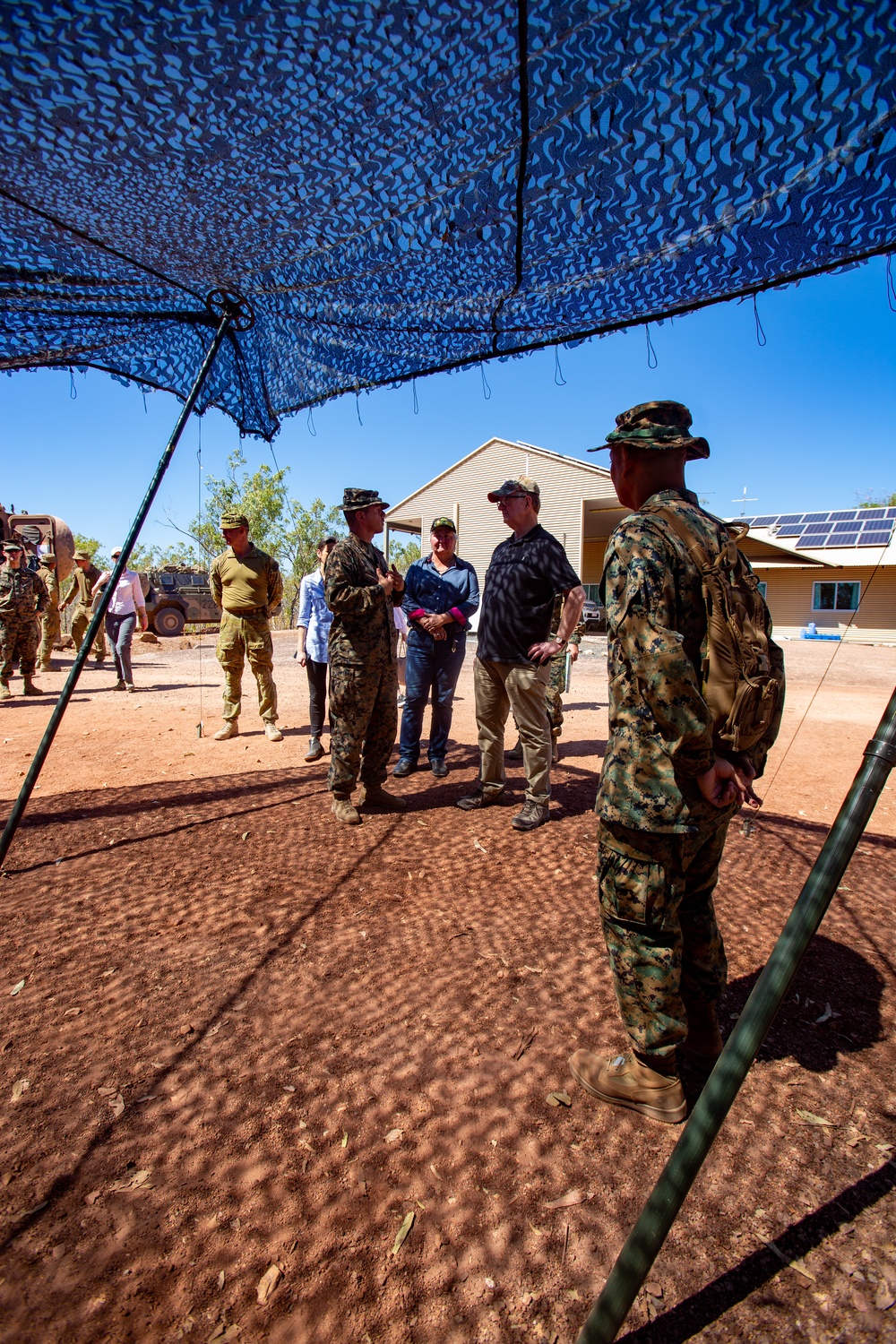 U.S. Marines and ADF welcome Ambassador