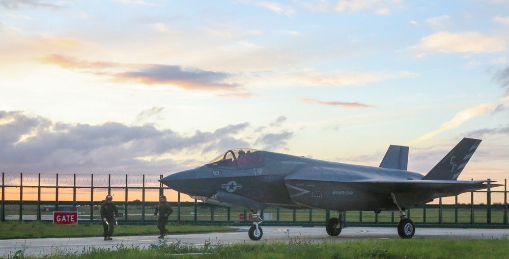 Wake Island Avengers Arrive at RAF Marham