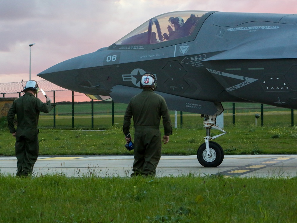 Wake Island Avengers Arrive at RAF Marham