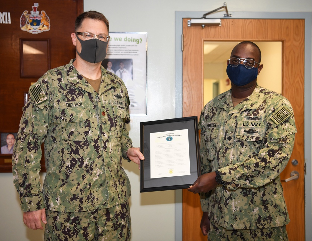 NMRTU Promotion Ceremony on Diego Garcia