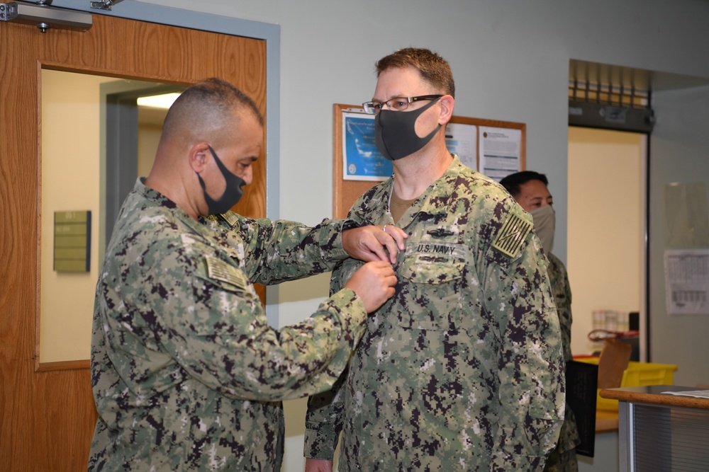 NMRTU Promotion Ceremony on Diego Garcia