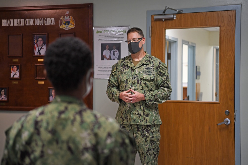 NMRTU Promotion Ceremony on Diego Garcia