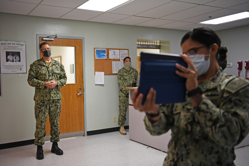 NMRTU Promotion Ceremony on Diego Garcia